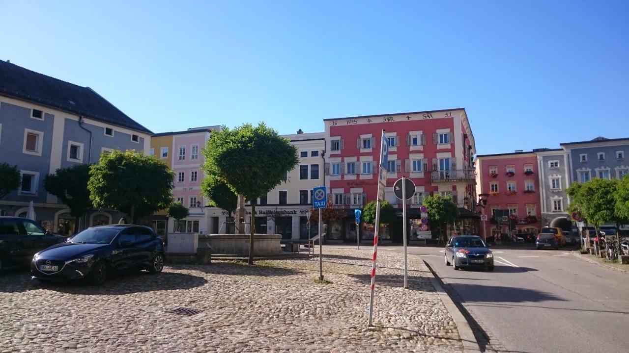 Ferienwohnung An Der Idyllischen Salzachschleife Naehe Salzburg Laufen Exterior foto